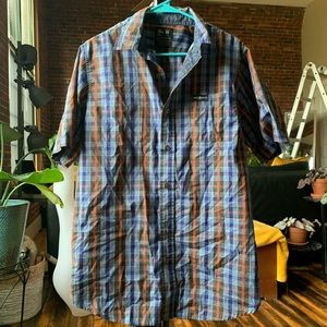 Taco Bell Plaid Button Down
